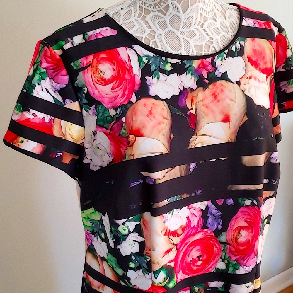 Welcome Spring w/Adrianna Papell dress, size 16W